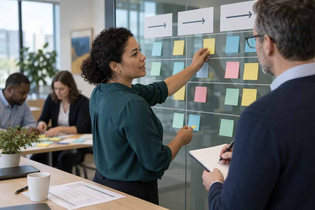 Process-mapping workshop with the people who do the work